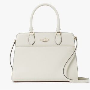 NWT Kate Spade Medium Satchel in Meringue